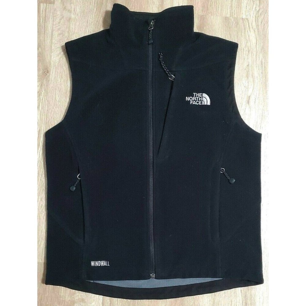 The North Face Womens Windwall Black Fleece Vest M